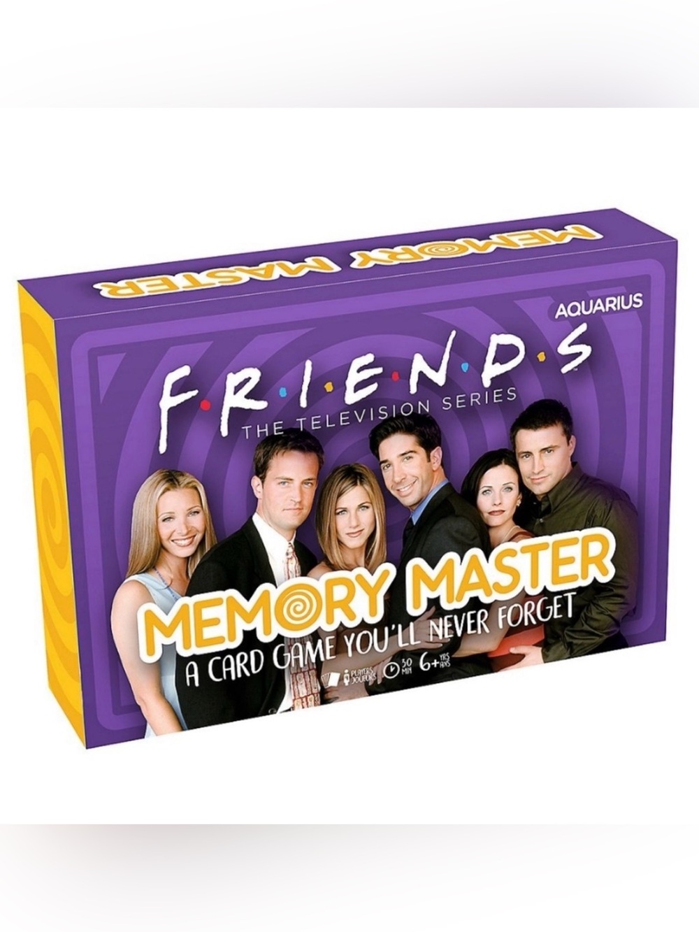 WB FRIENDS The TV Series Memory Master Card Game by Aquarius Ages 6+ NWT NIB
